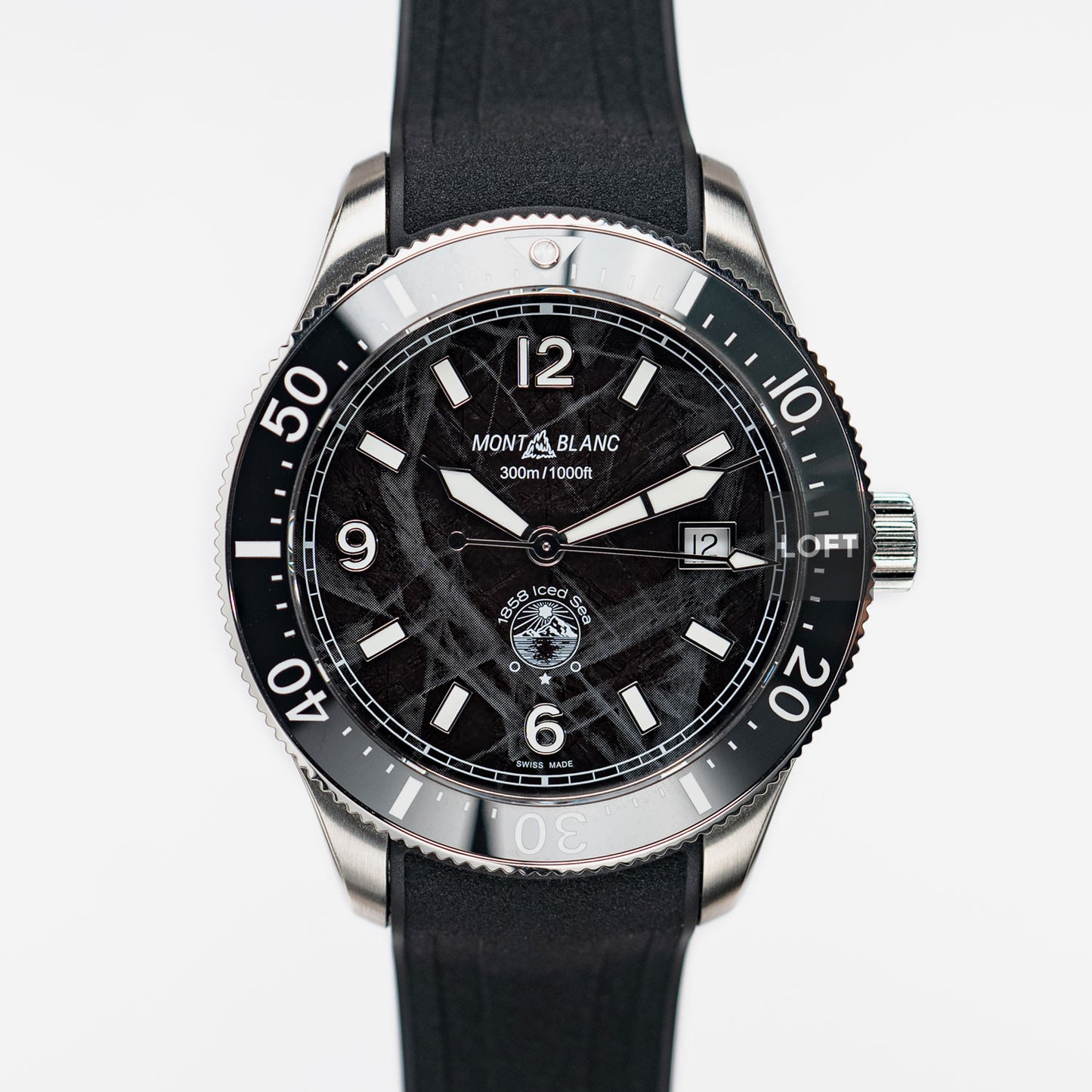 Montblanc 1858 Iced Sea Automatic Date 300 m 41 mm