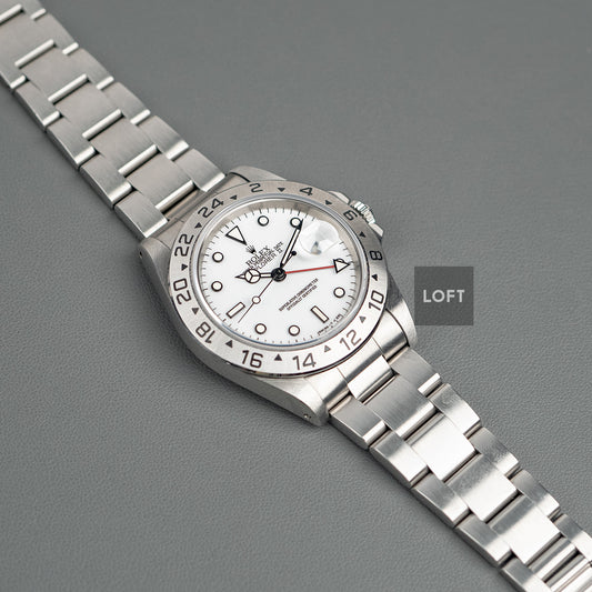 Rolex Explorer II 16570 GMT Polar Dial 40 mm