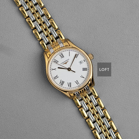 Longines Lyre White Dial Two-Tone Quartz 25 mm