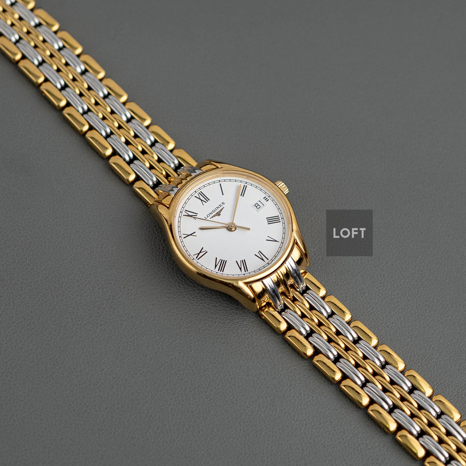 Longines Lyre White Dial Two-Tone Quartz 25 mm