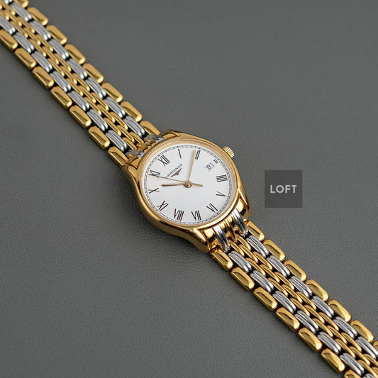 Longines Lyre White Dial Two-Tone Quartz 25 mm