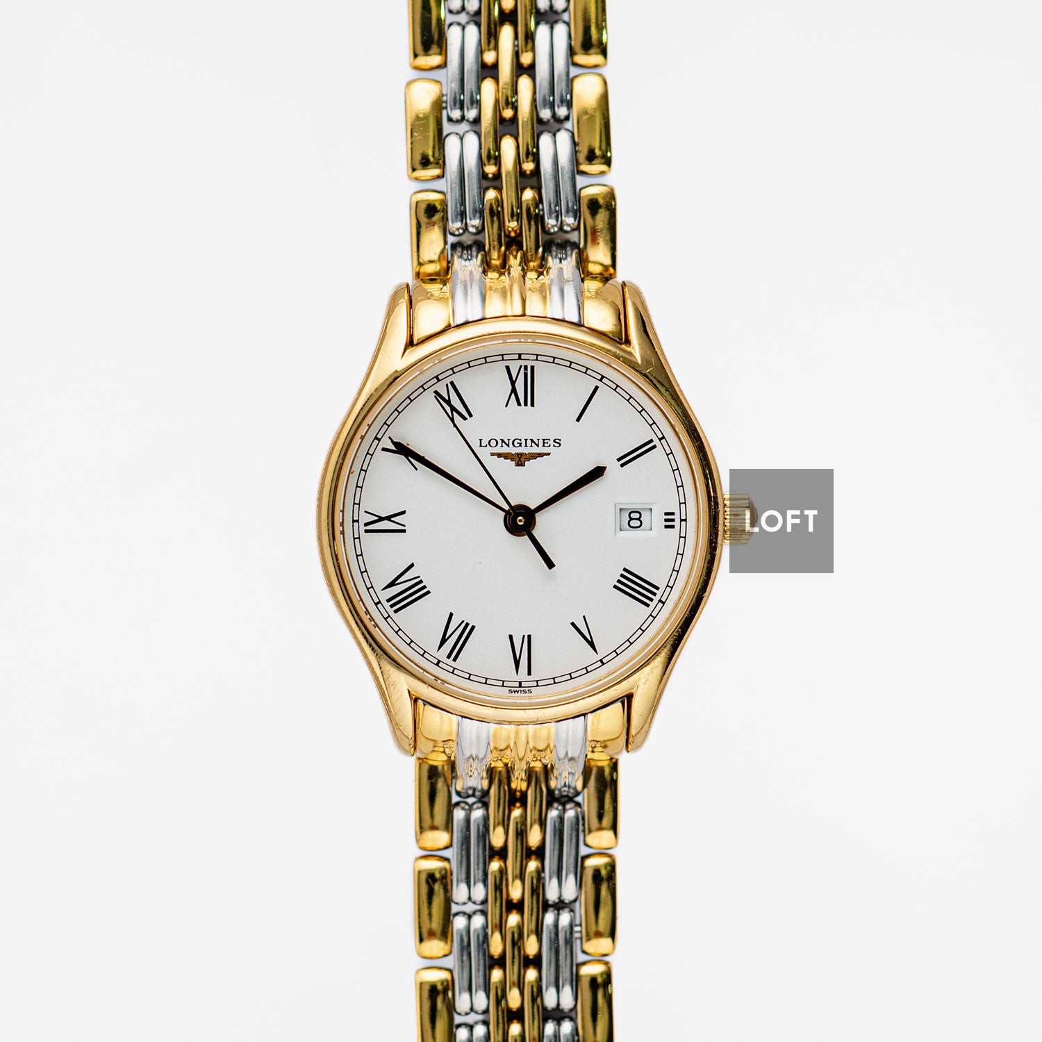 Longines Lyre White Dial Two-Tone Quartz 25 mm