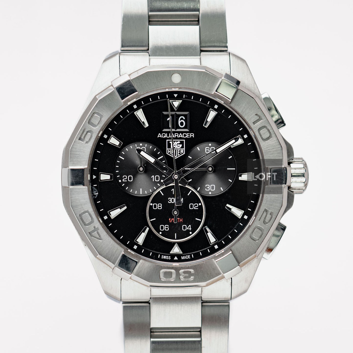 TAG Heuer Aquaracer Quartz Chronograph Big Date 43 mm