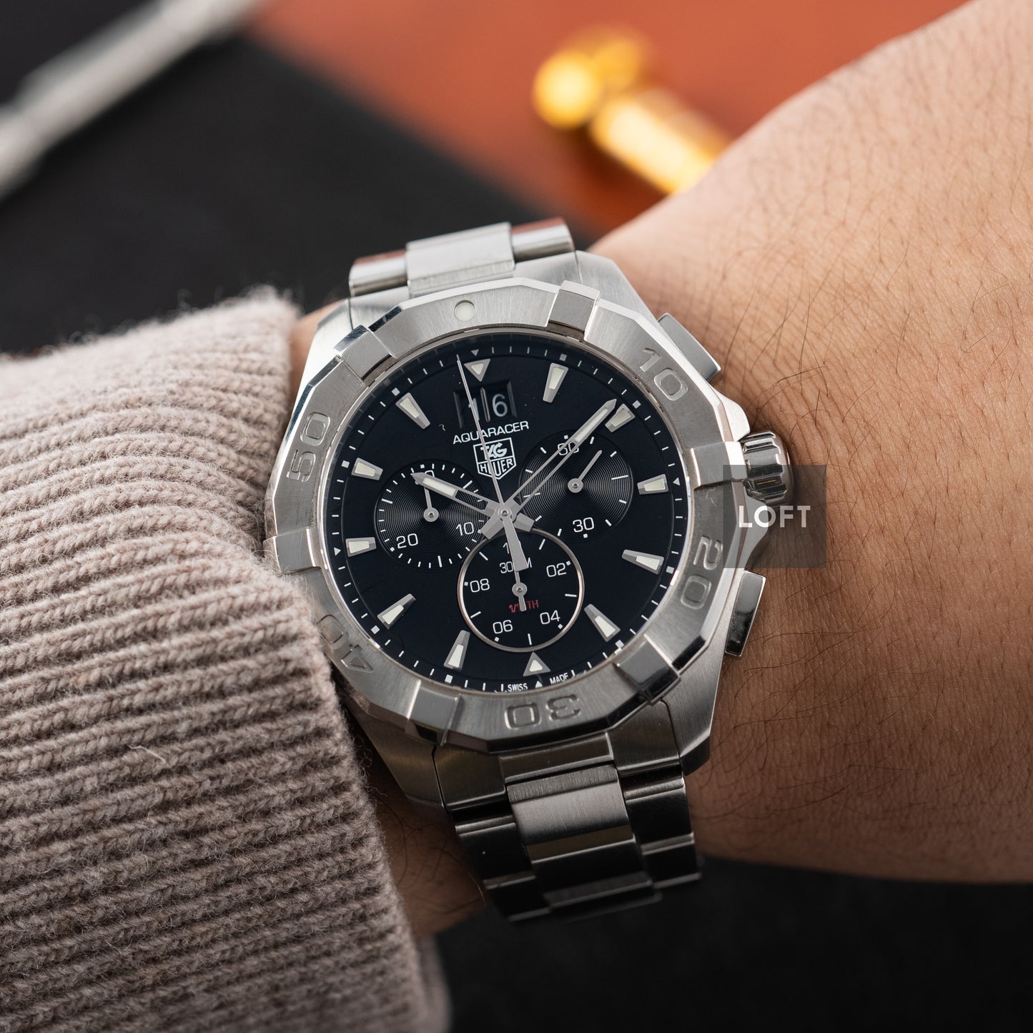 TAG Heuer Aquaracer Quartz Chronograph Big Date 43 mm
