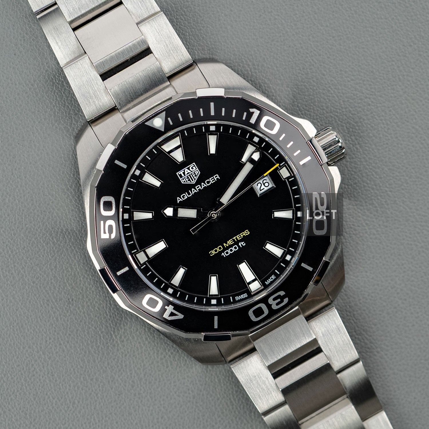 TAG Heuer Aquaracer 300M Quartz Black Dial 43 mm