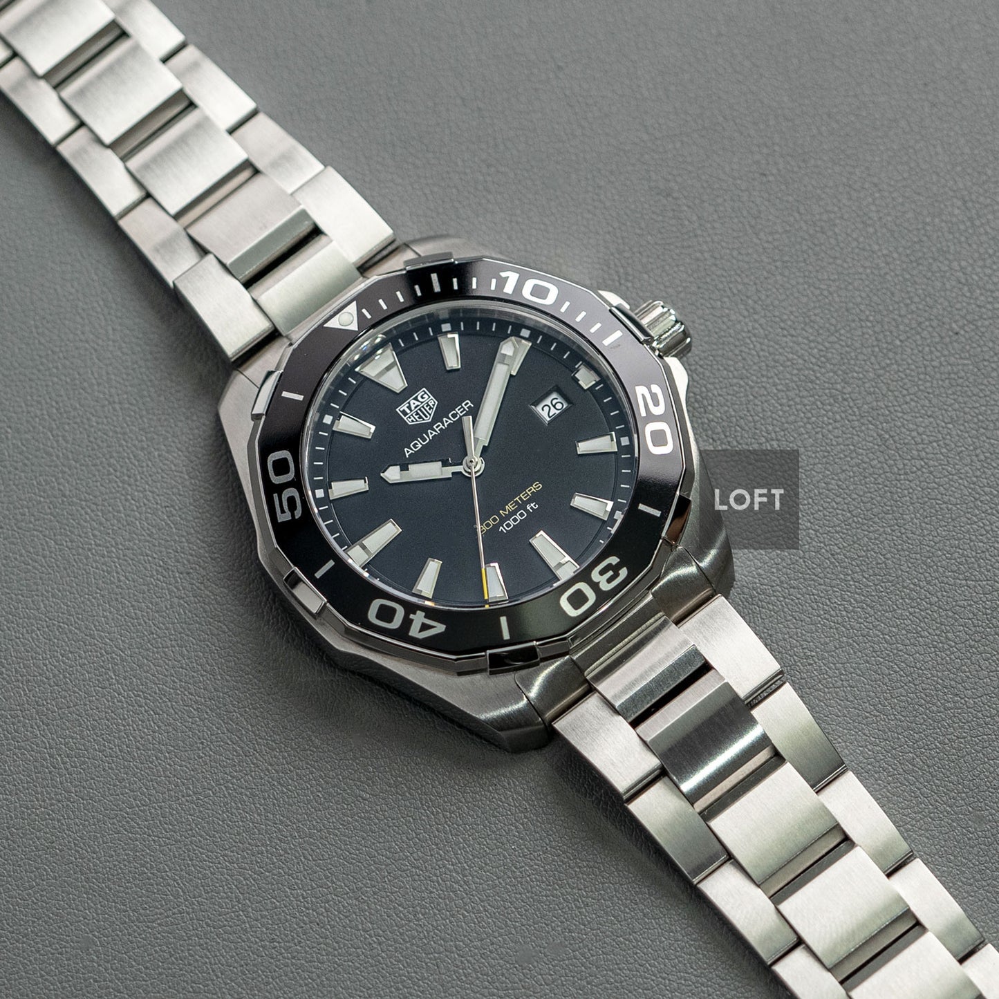 TAG Heuer Aquaracer 300M Quartz Black Dial 43 mm