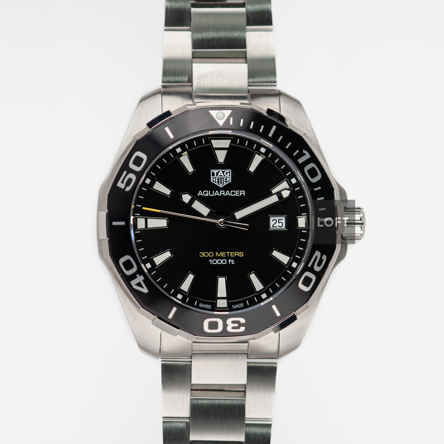 TAG Heuer Aquaracer 300M Quartz Black Dial 43 mm
