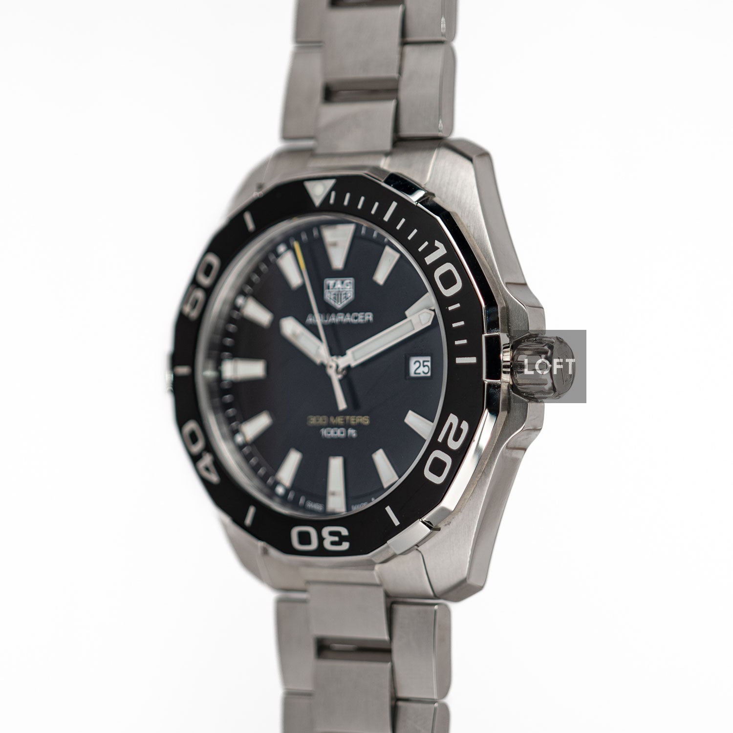 TAG Heuer Aquaracer 300M Quartz Black Dial 43 mm