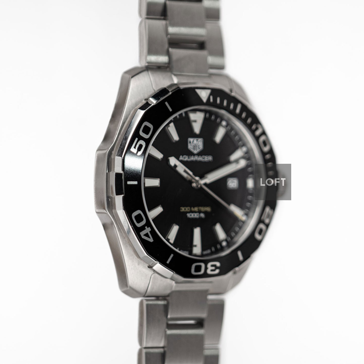 TAG Heuer Aquaracer 300M Quartz Black Dial 43 mm