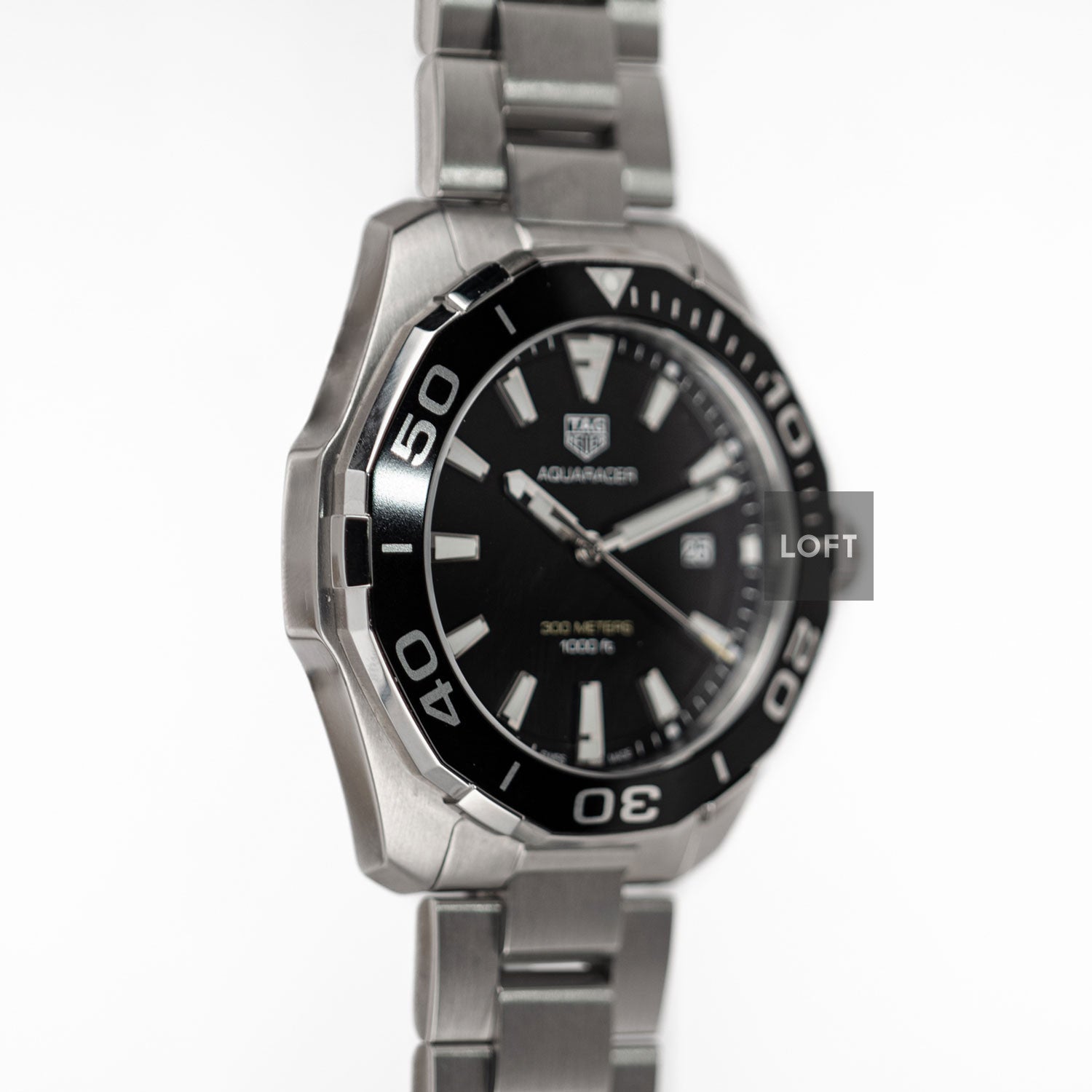 TAG Heuer Aquaracer 300M Quartz Black Dial 43 mm