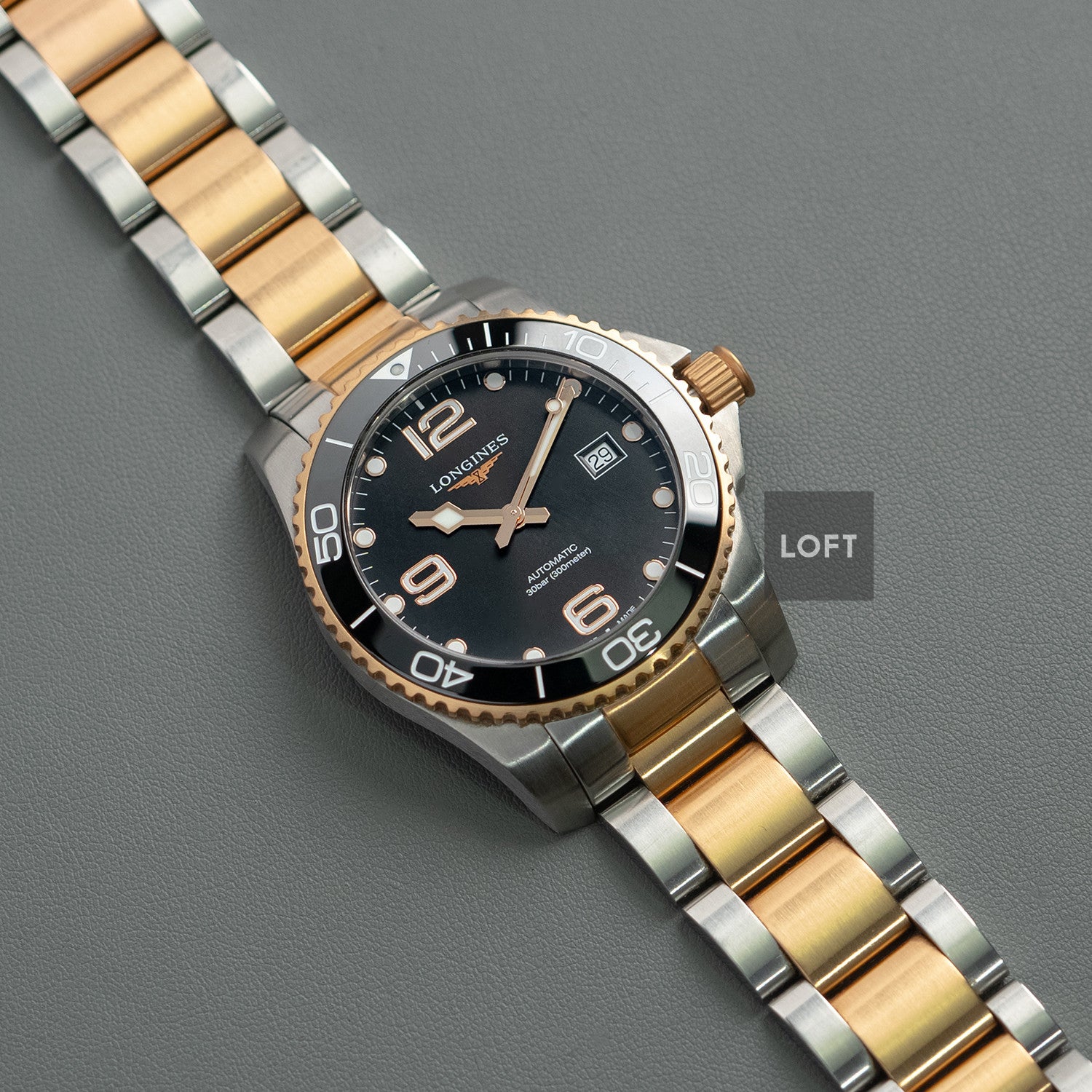 Longines Hydroconquest Automatic Steel / Ceramic 41 mm