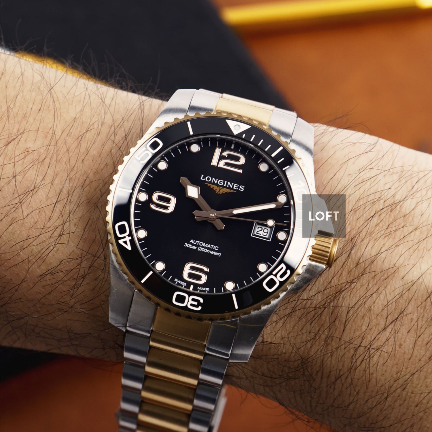 Longines Hydroconquest Automatic Steel / Ceramic 41 mm