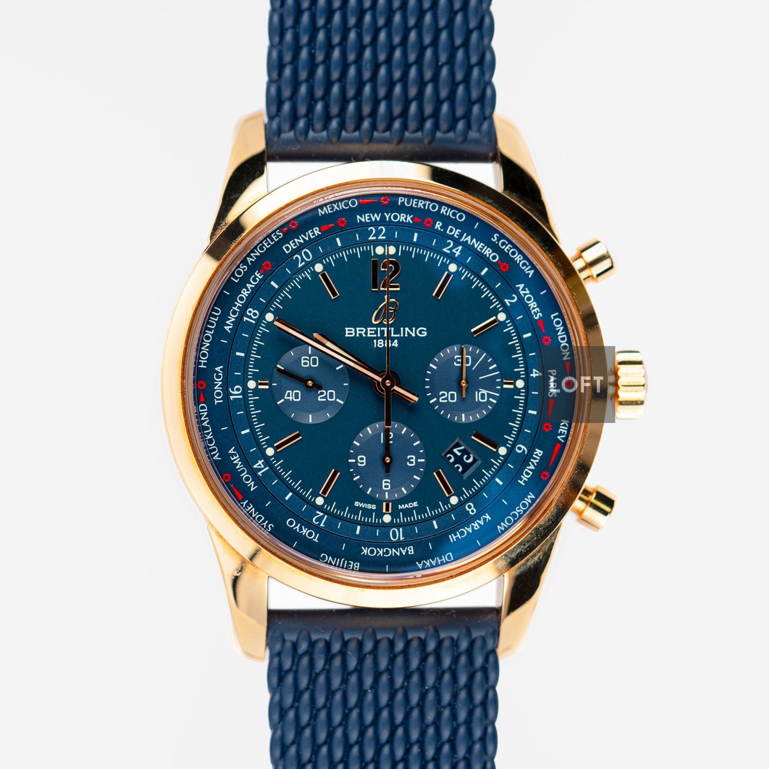 Breitling Transocean Chronograph Unitime Pilot 46 mm