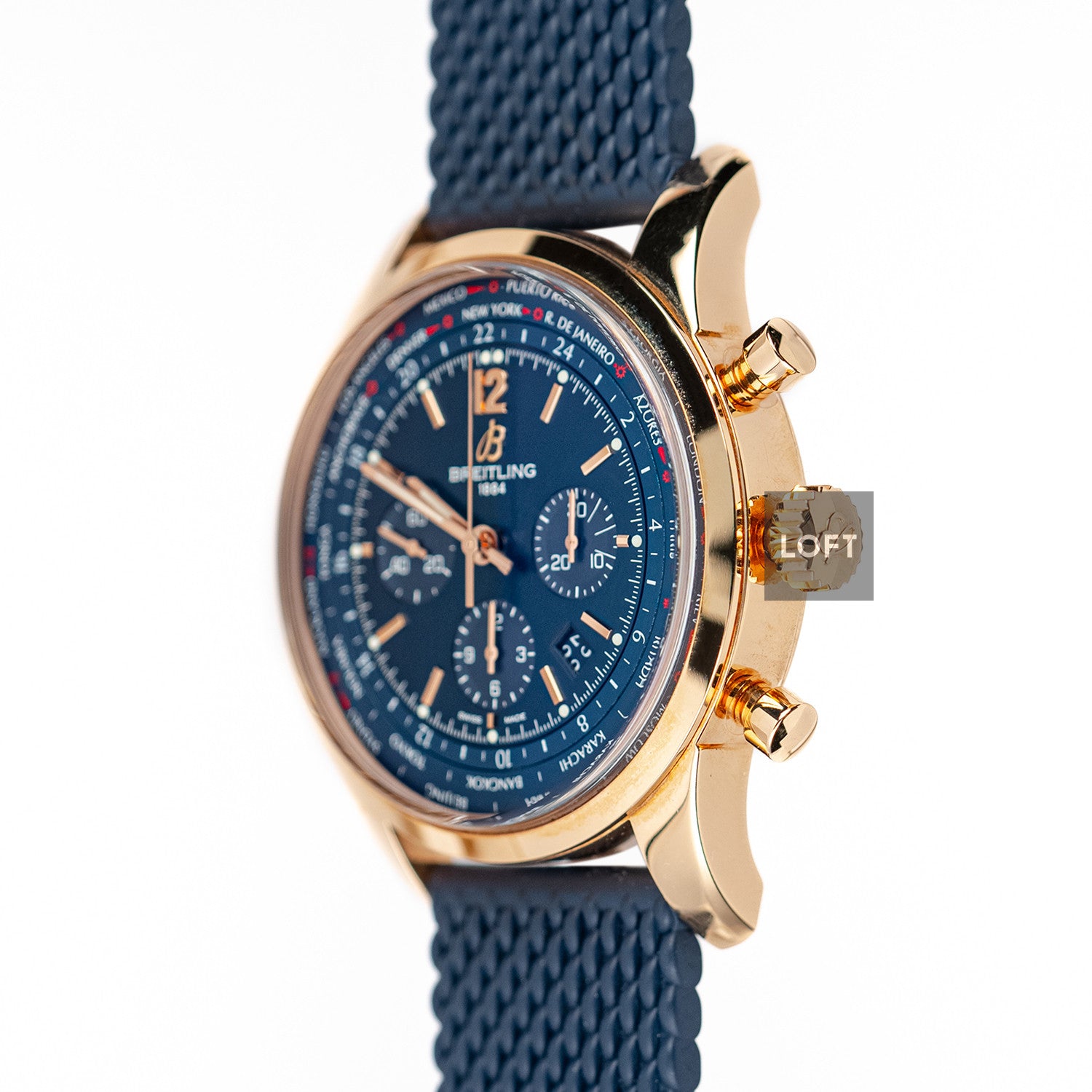 Breitling Transocean Chronograph Unitime Pilot 46 mm