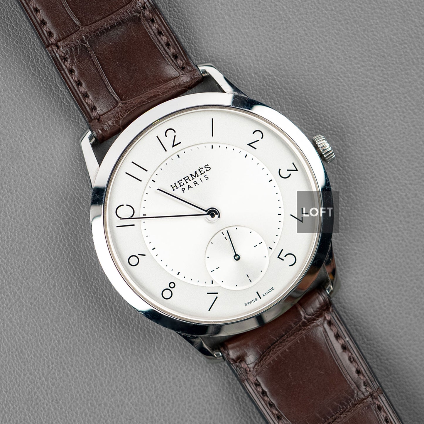 Hermes Slim D'Hermes Automatic Silver Dial 39,5 mm
