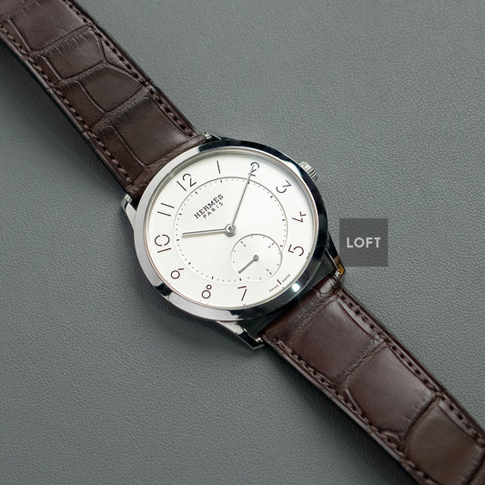 Hermes Slim D'Hermes Automatic Silver Dial 39,5 mm