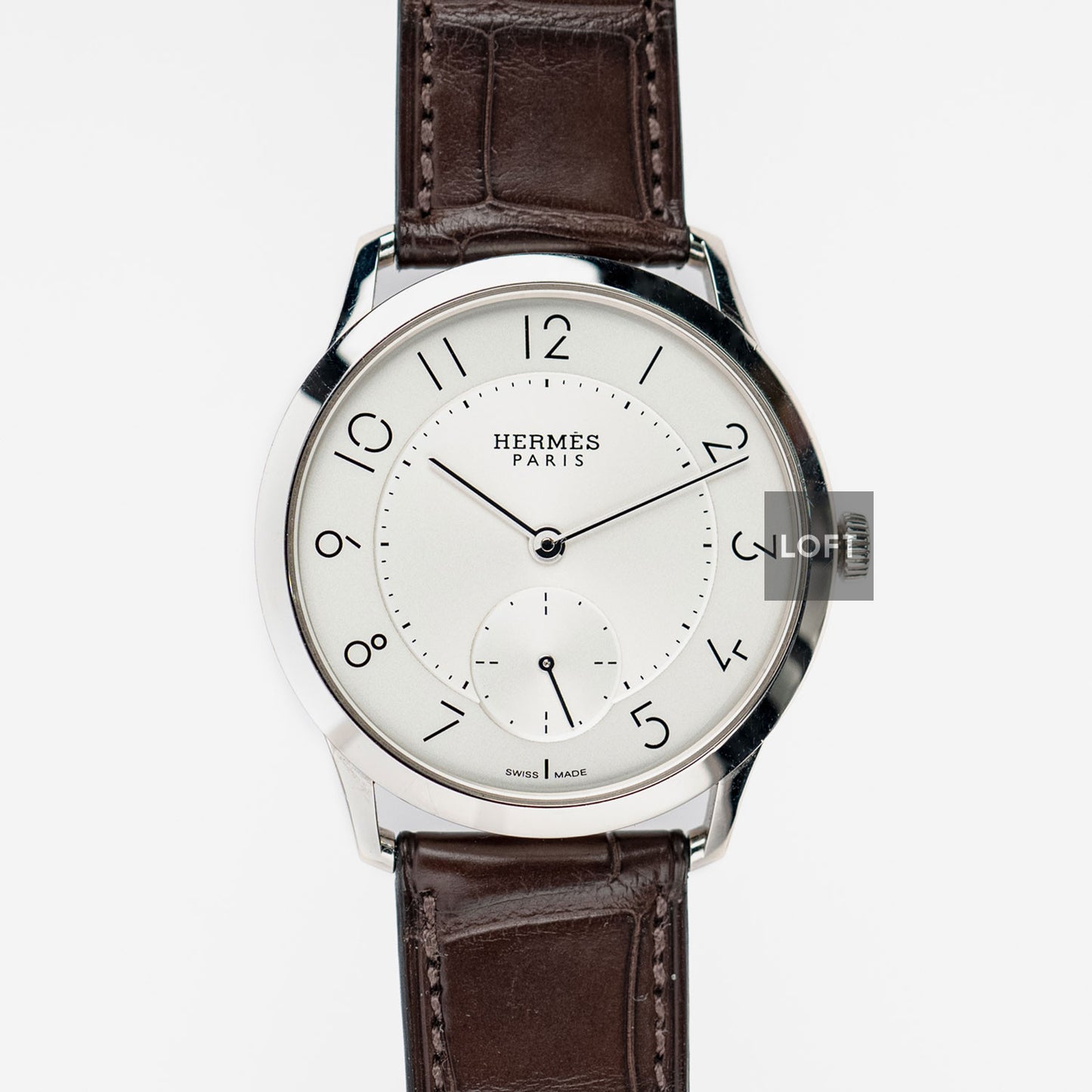 Hermes Slim D'Hermes Automatic Silver Dial 39,5 mm