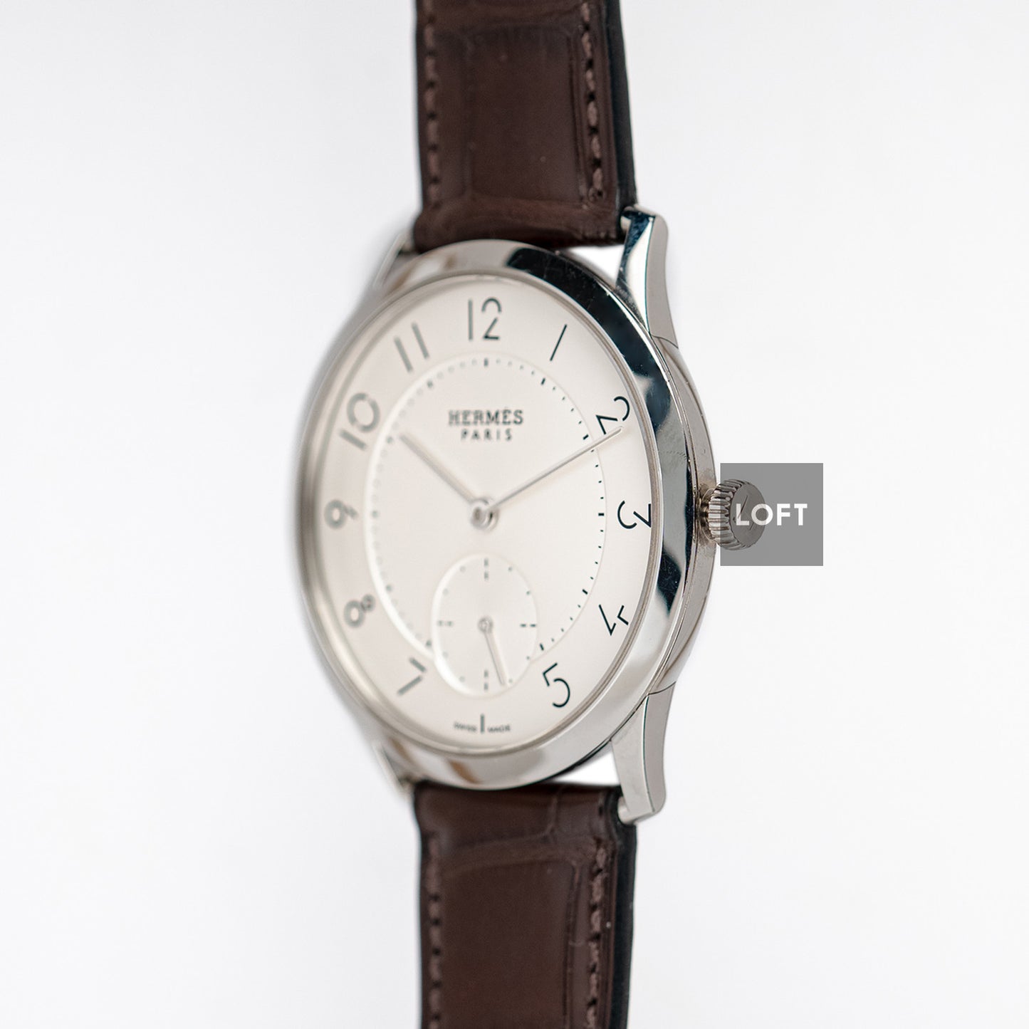 Hermes Slim D'Hermes Automatic Silver Dial 39,5 mm