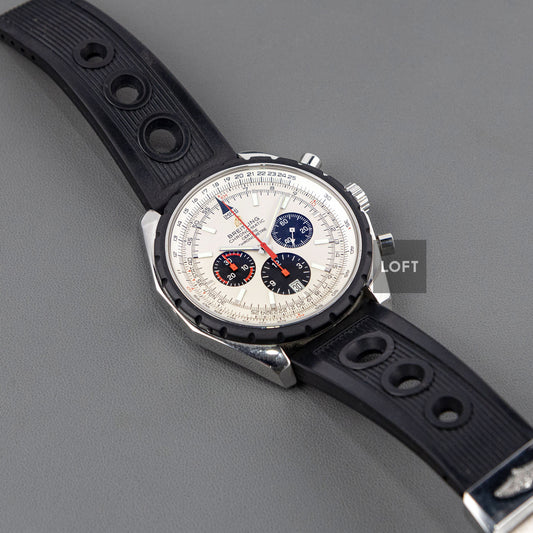 Breitling Chrono-Matic Chonograph Silver Dial 49 mm