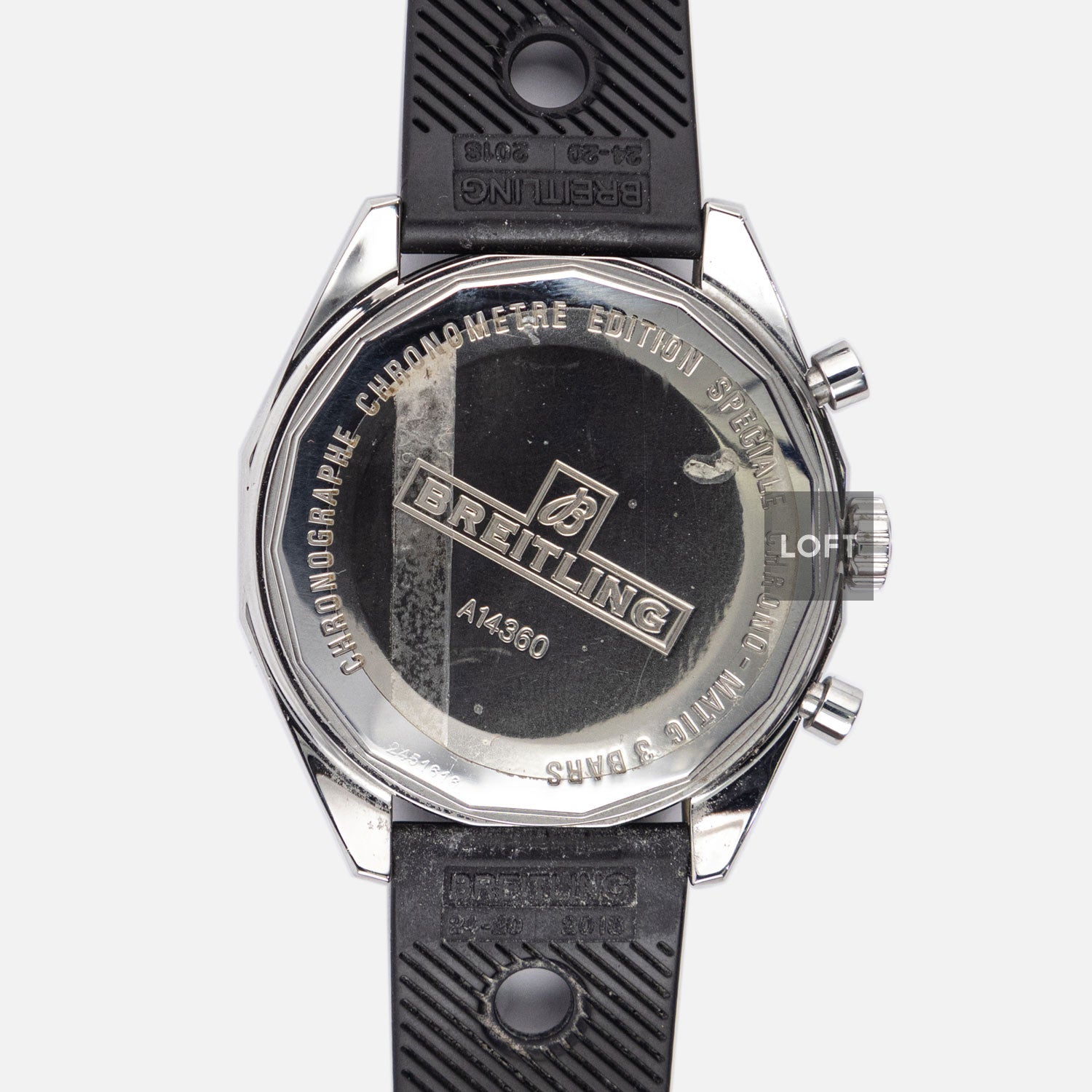 Breitling Chrono-Matic Chonograph Silver Dial 49 mm