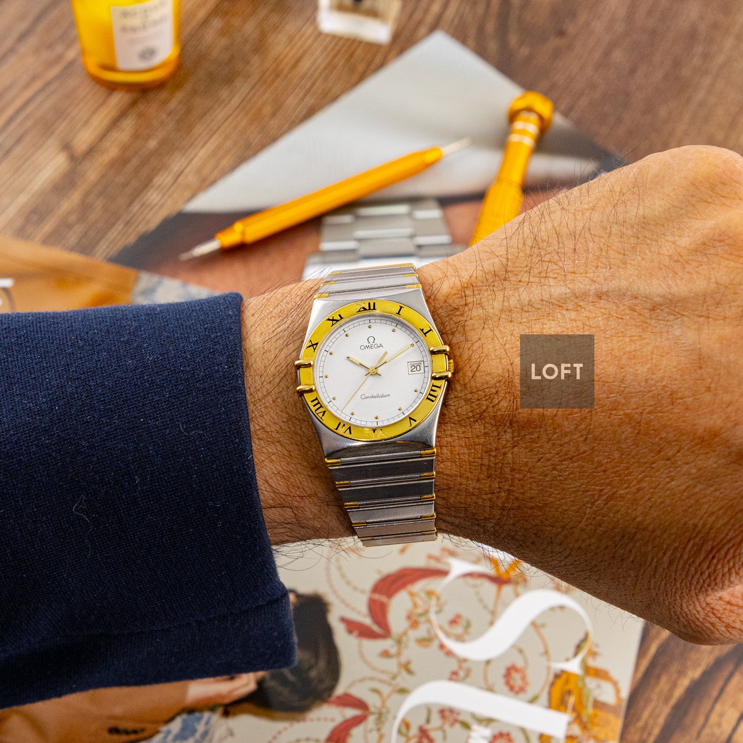 Omega Constellation Quartz Steel/Yellow Gold 33 mm