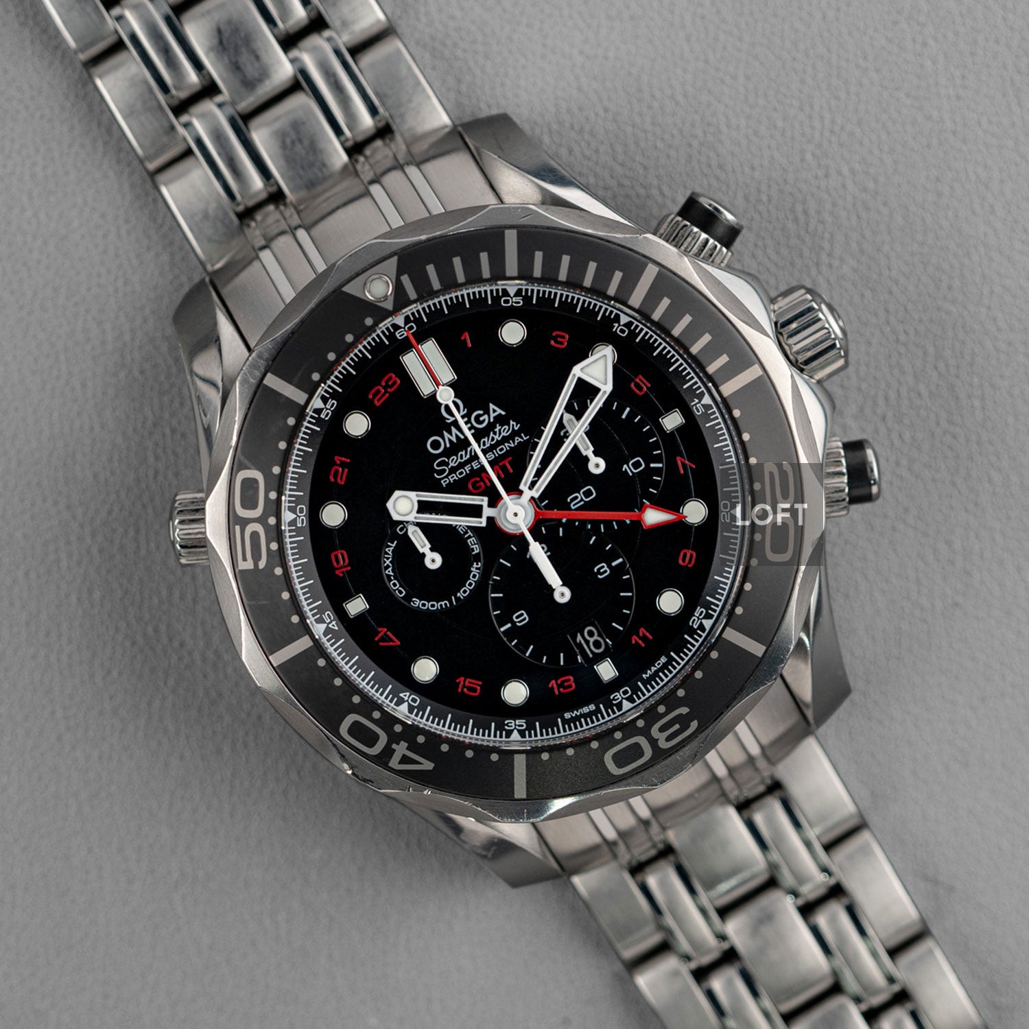 Omega Seamaster Diver 300M Chronograph GMT 44 mm