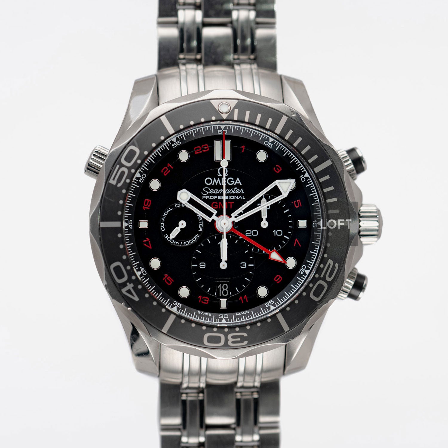 Omega Seamaster Diver 300M Chronograph GMT 44 mm