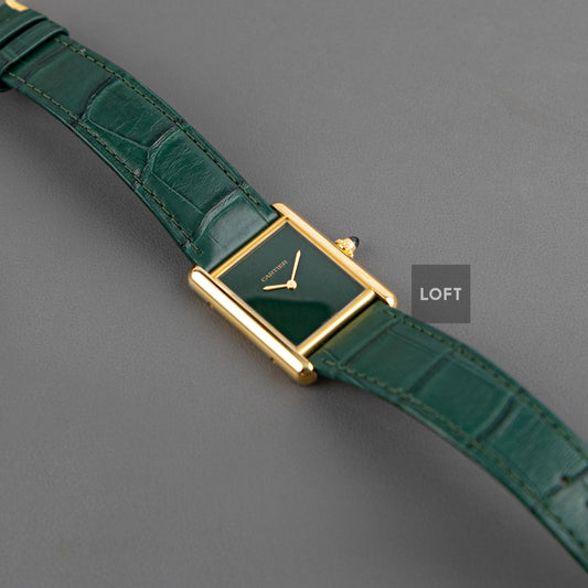 Cartier Tank Louis Cartier Large Green Dial 25,5 mm