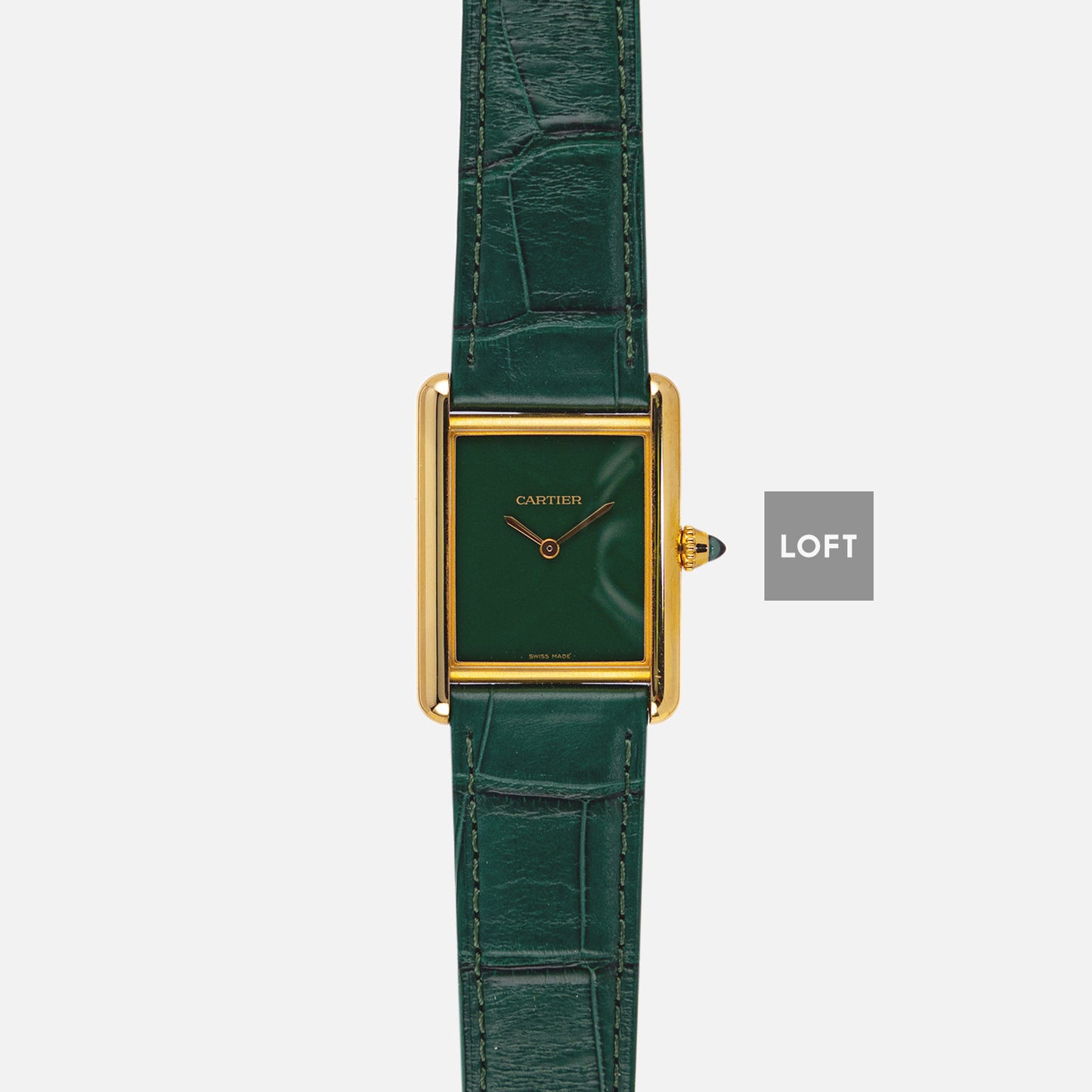Cartier Tank Louis Cartier Large Green Dial 25,5 mm