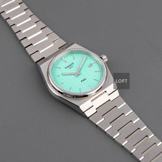 Tissot PRX T-Classic Quartz Turquoise Dial 40 mm