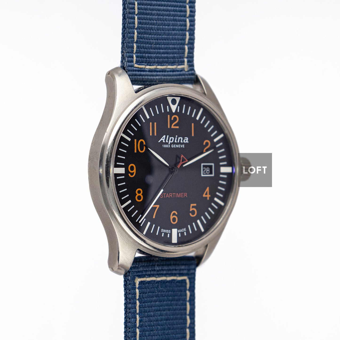 Alpina Startimer Pilot Navy Blue Dial Blue 42 mm