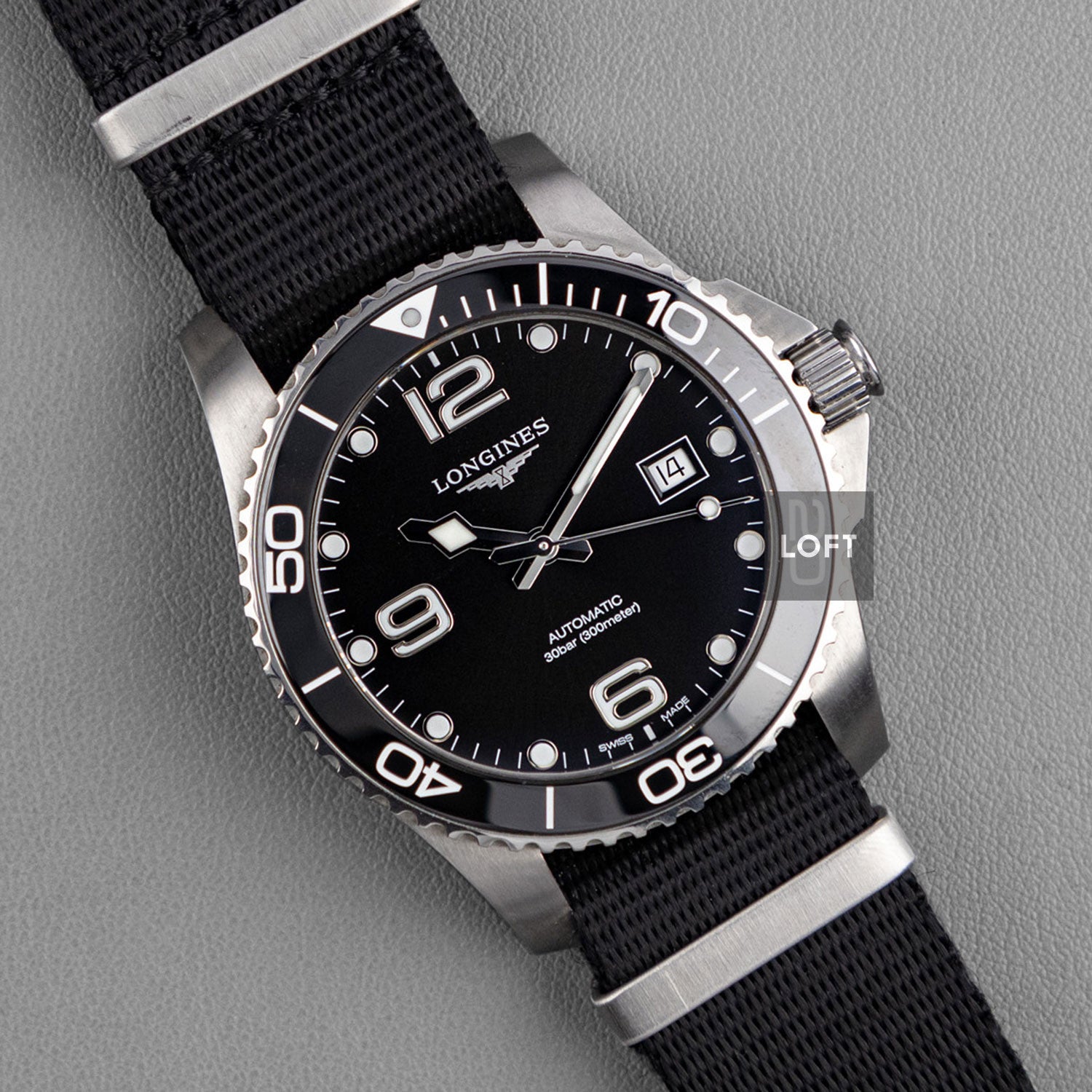 Longines HydroConquest Automatic Black Dial 41 mm