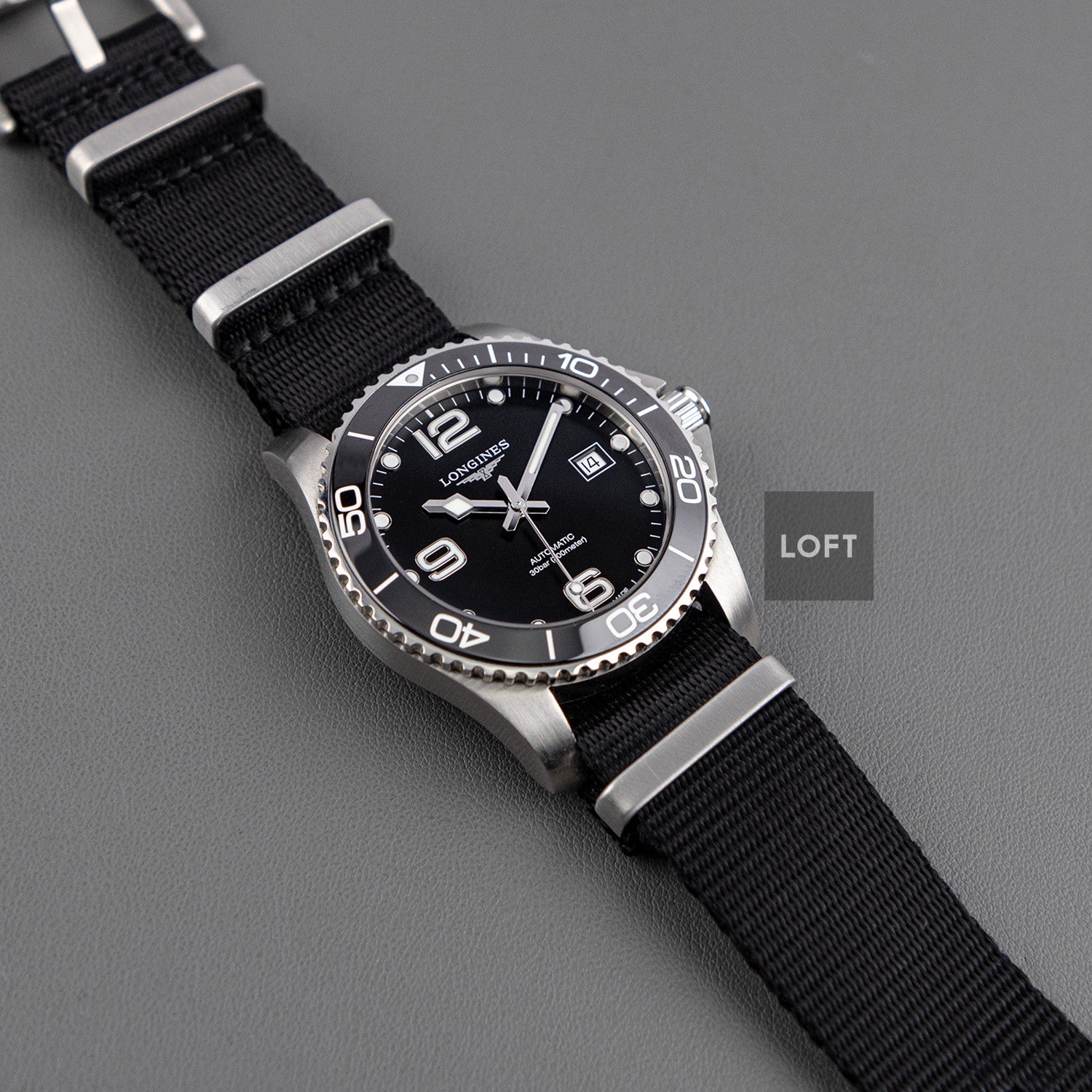 Longines HydroConquest Automatic Black Dial 41 mm