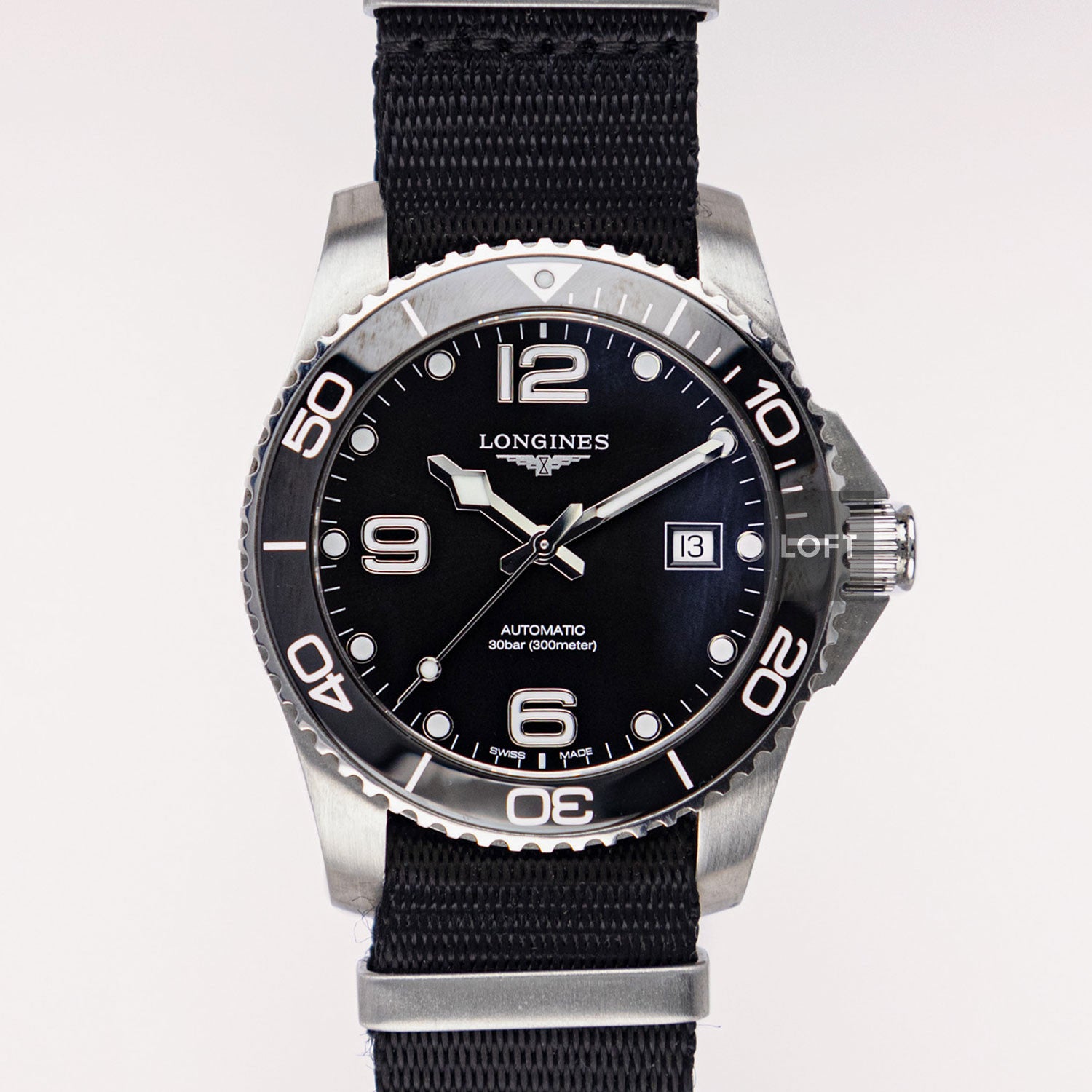 Longines HydroConquest Automatic Black Dial 41 mm
