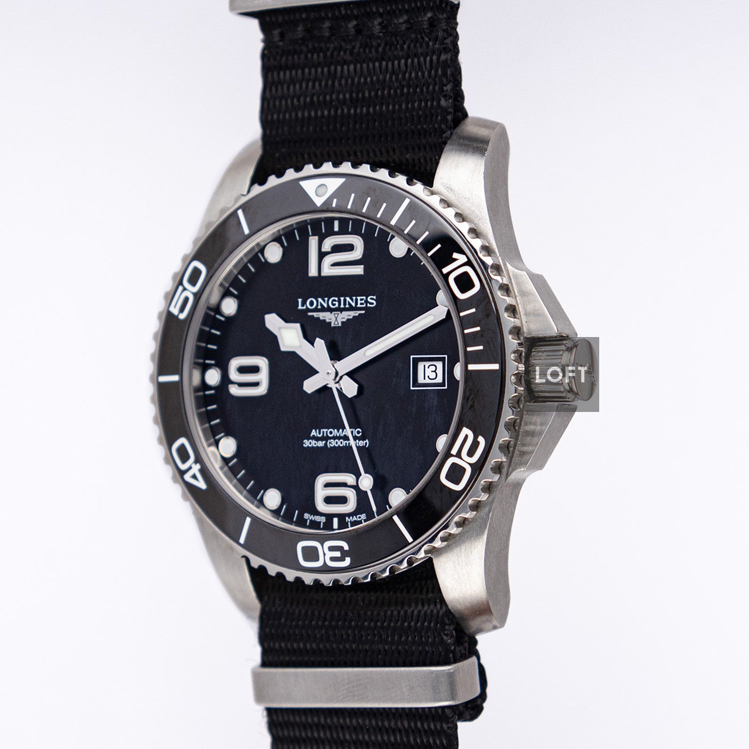 Longines HydroConquest Automatic Black Dial 41 mm