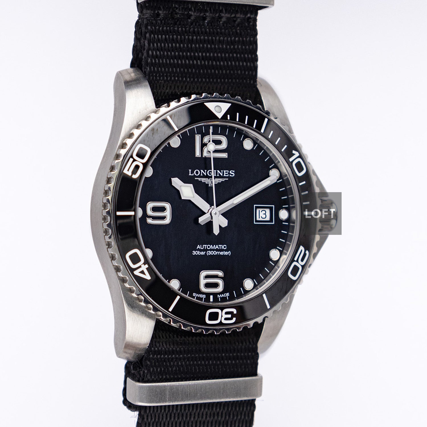 Longines HydroConquest Automatic Black Dial 41 mm