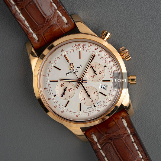 Breitling Transocean Chronograph Red Gold 43 mm