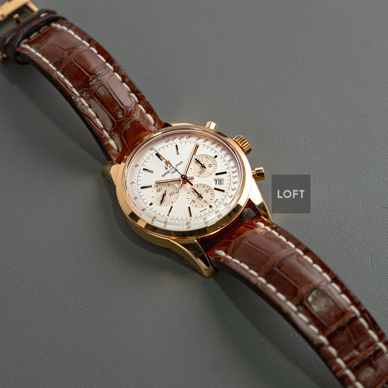 Breitling Transocean Chronograph Red Gold 43 mm