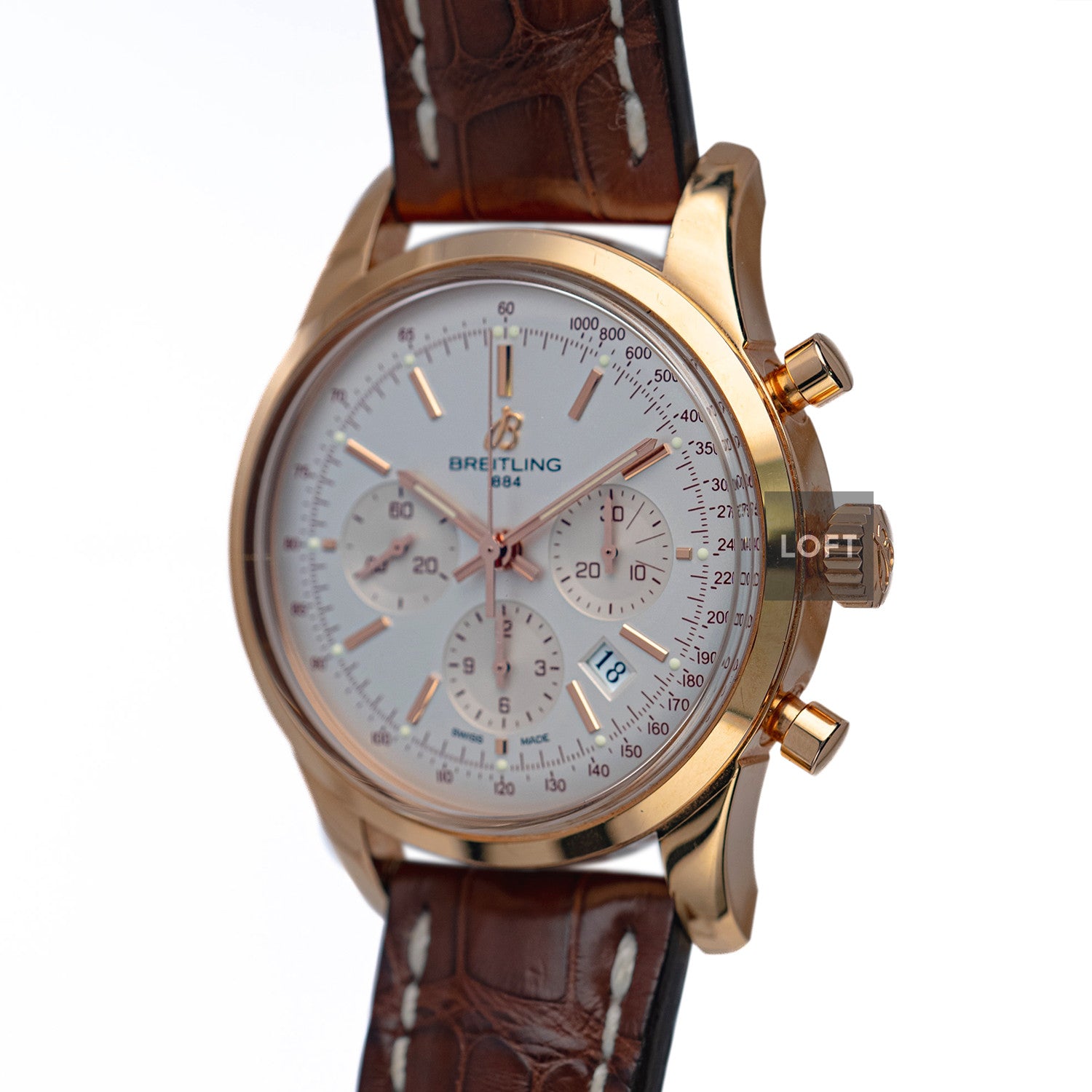 Breitling Transocean Chronograph Red Gold 43 mm