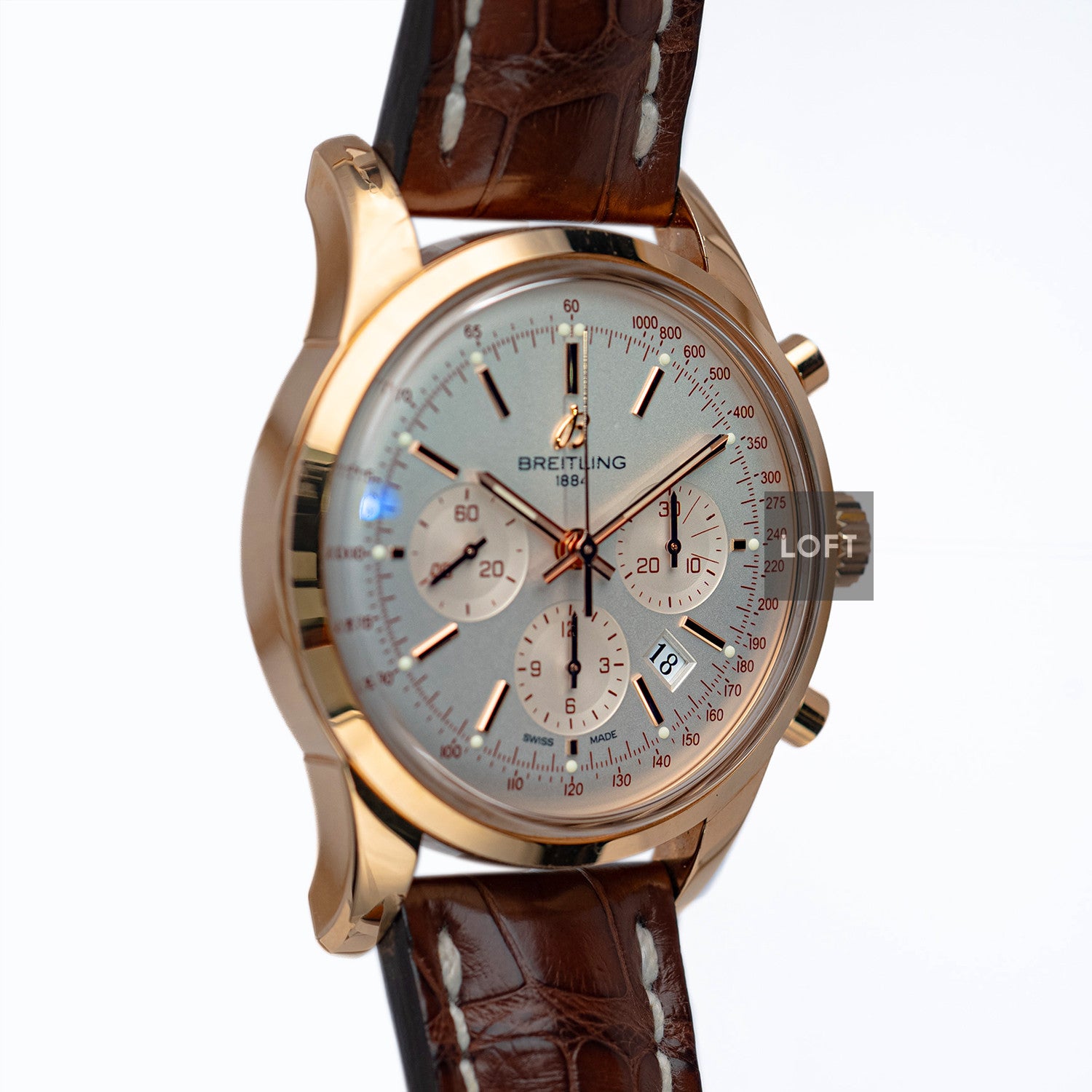 Breitling Transocean Chronograph Red Gold 43 mm