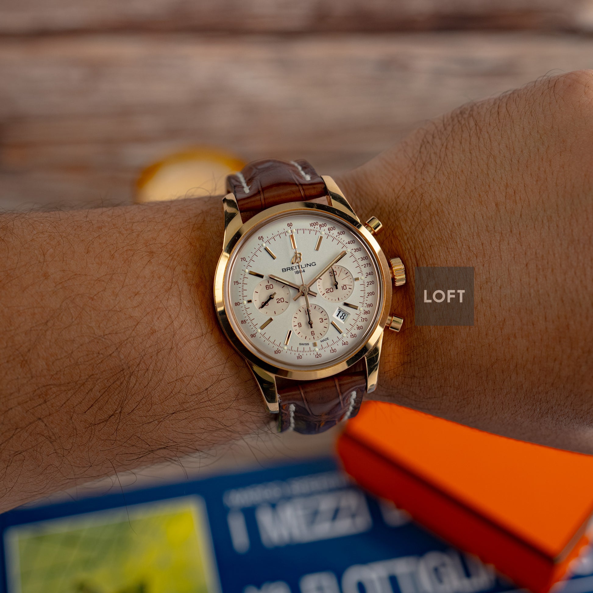 Breitling Transocean Chronograph Red Gold 43 mm