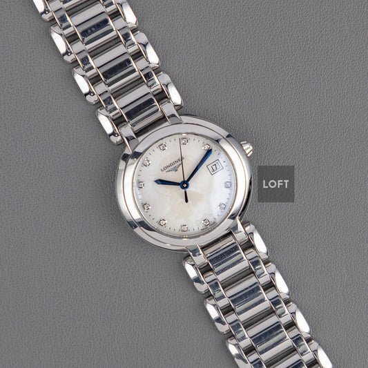 Longines PrimaLuna Quartz Mother of Pearl Dial 30 mm
