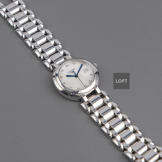 Longines PrimaLuna Quartz Mother of Pearl Dial 30 mm