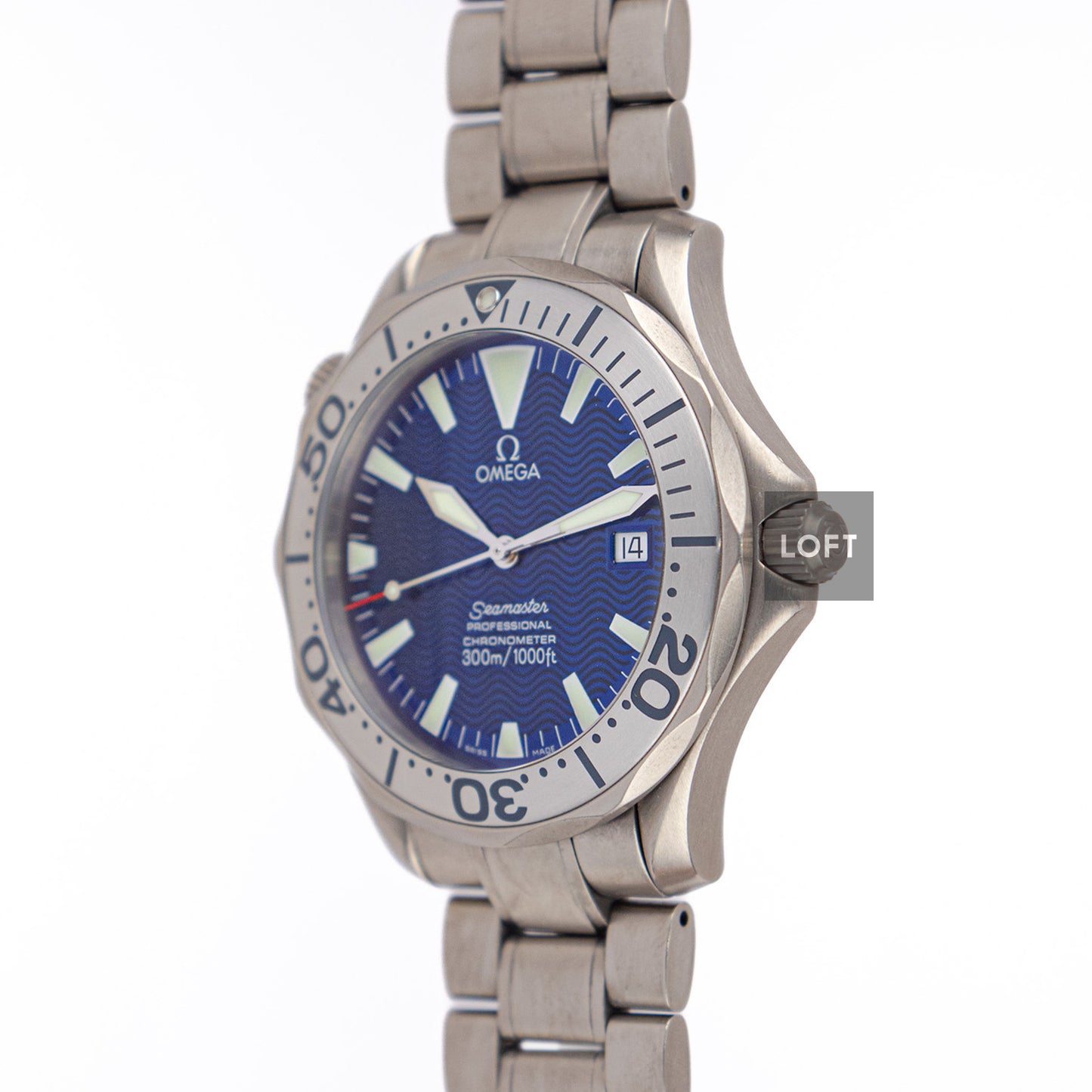Omega Seamaster Diver 300M Titanium Blue Dial 41mm