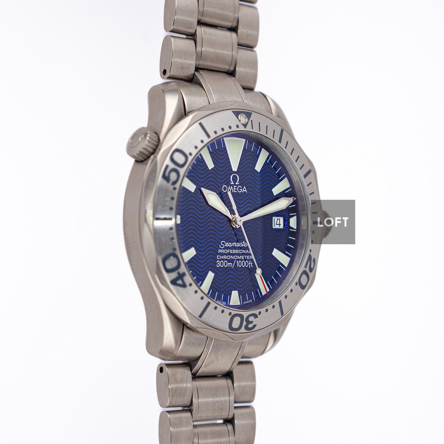 Omega Seamaster Diver 300M Titanium Blue Dial 41mm