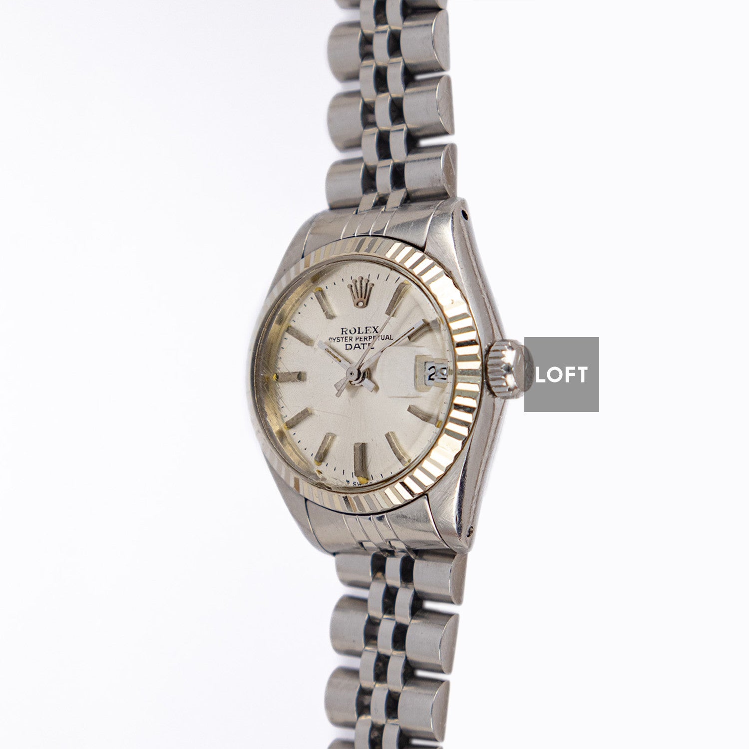 Rolex Lady-Datejust 6917 Silver Dial 26 mm
