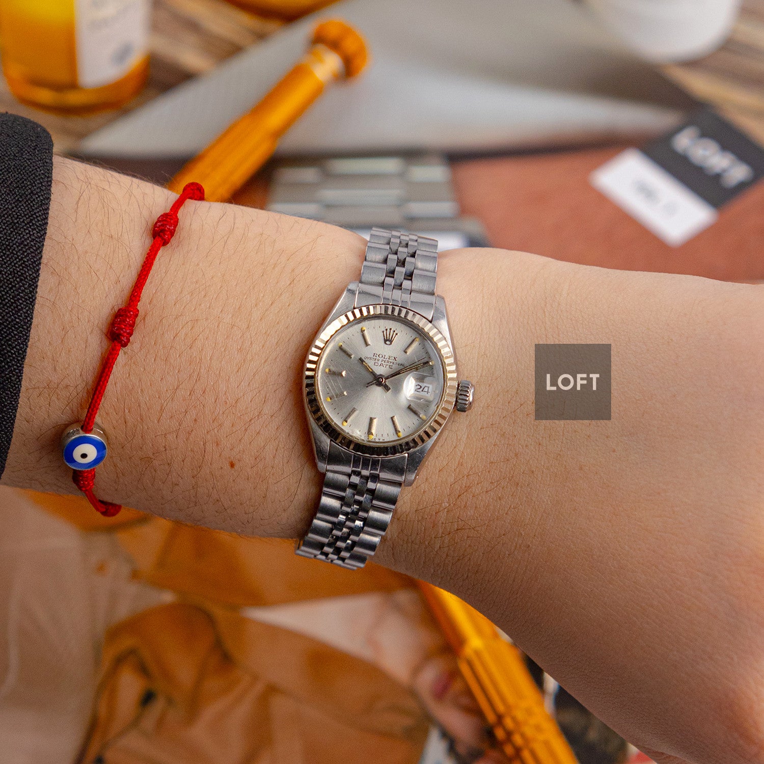 Rolex Lady-Datejust 6917 Silver Dial 26 mm