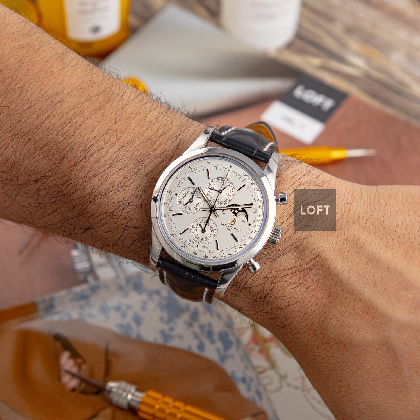 Breitling Transocean Chronograph 1461 Moonphase 43mm