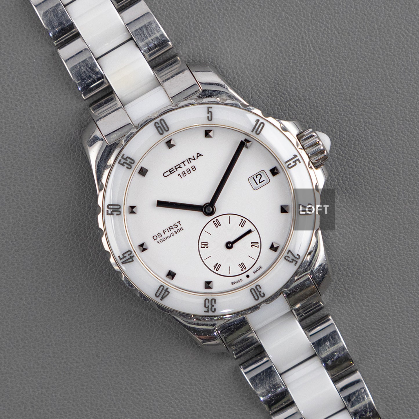 Certina DS First Lady Ceramic White Bracelet 34.8mm