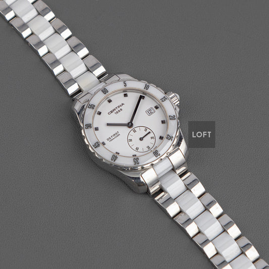 Certina DS First Lady Ceramic White Bracelet 34.8mm